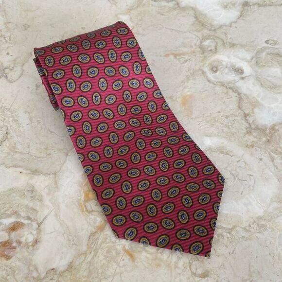 Richel 100% Silk Paisley Tie Made in Spain - Mint Condition - Picture 1 of 8